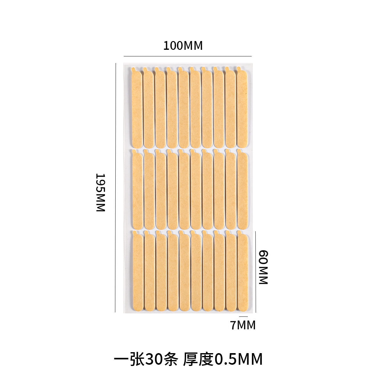 Nail Art Tri-Fold Transparent Storage Box